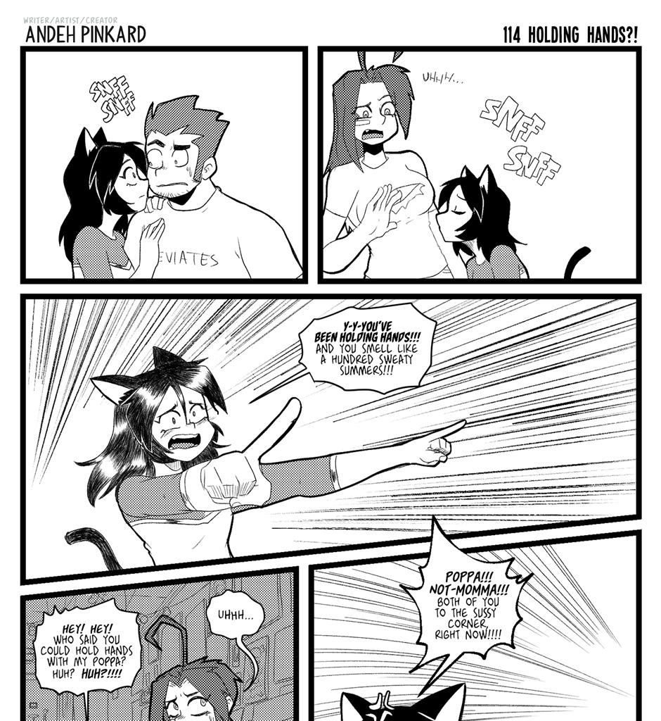 Shonen Punx! - Episode 114, Page 1: 114 Holding Hands?!