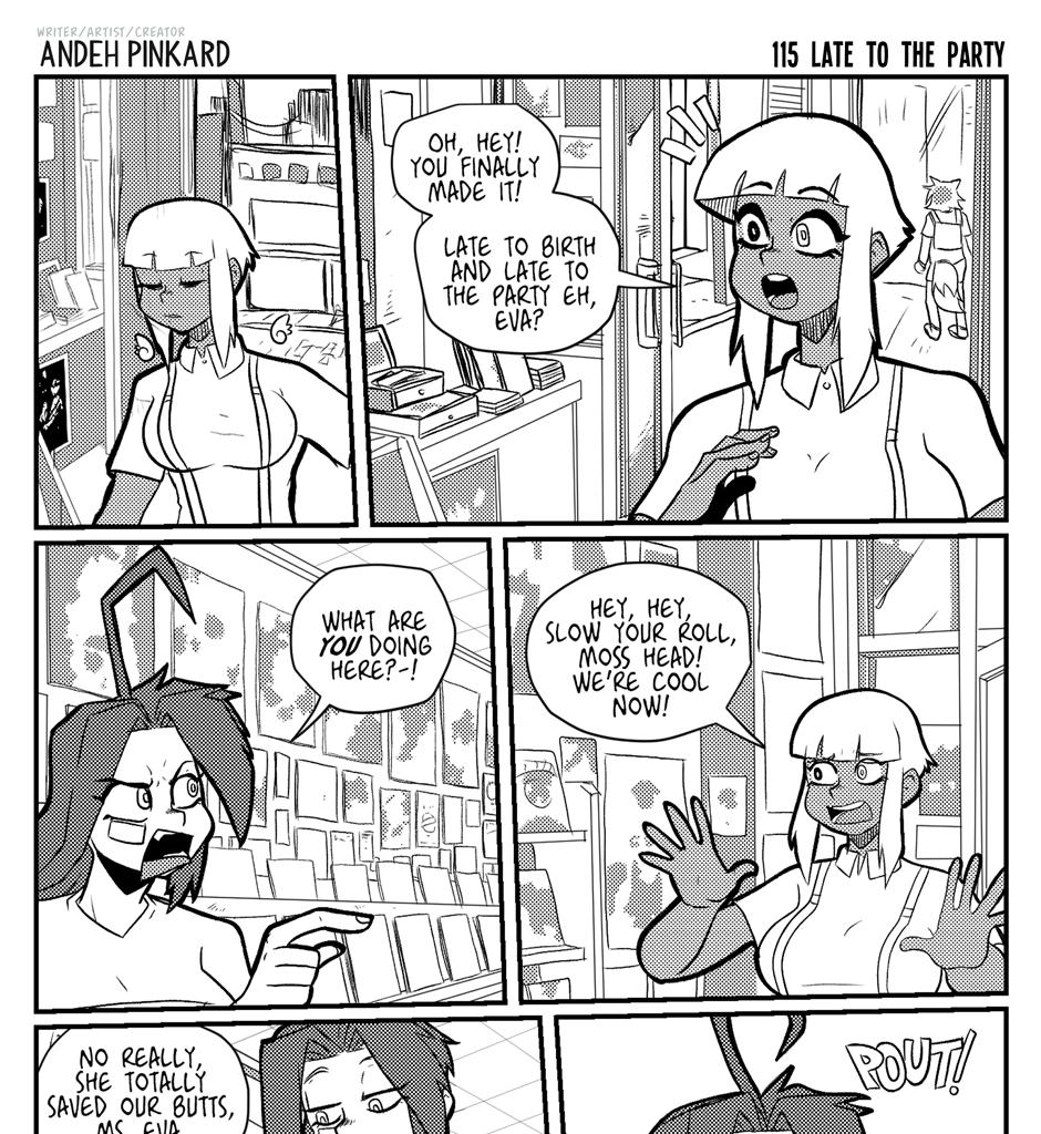 Shonen Punx! - Episode 115, Page 1: 115-Late-to-the-Party