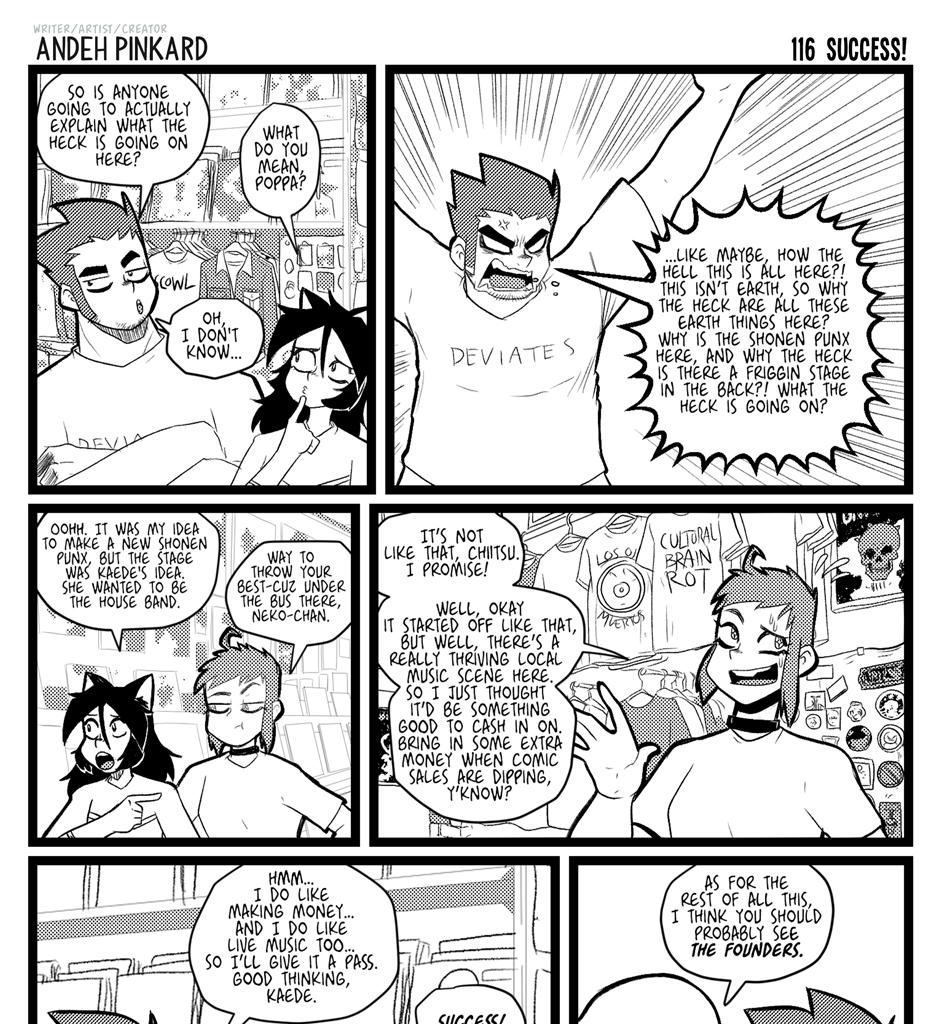 Shonen Punx! - Episode 116, Page 1: 116 Success!