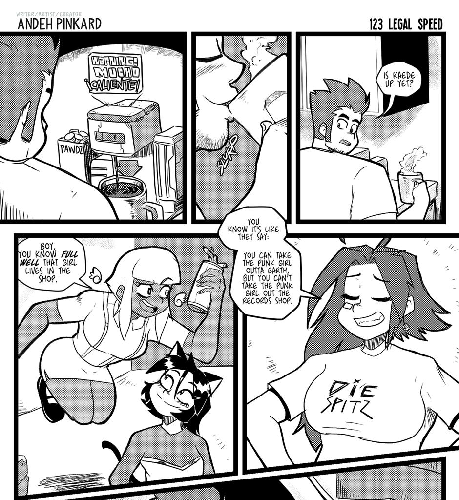 Shonen Punx! - Episode 123, Page 1: 123-Legal-Speed