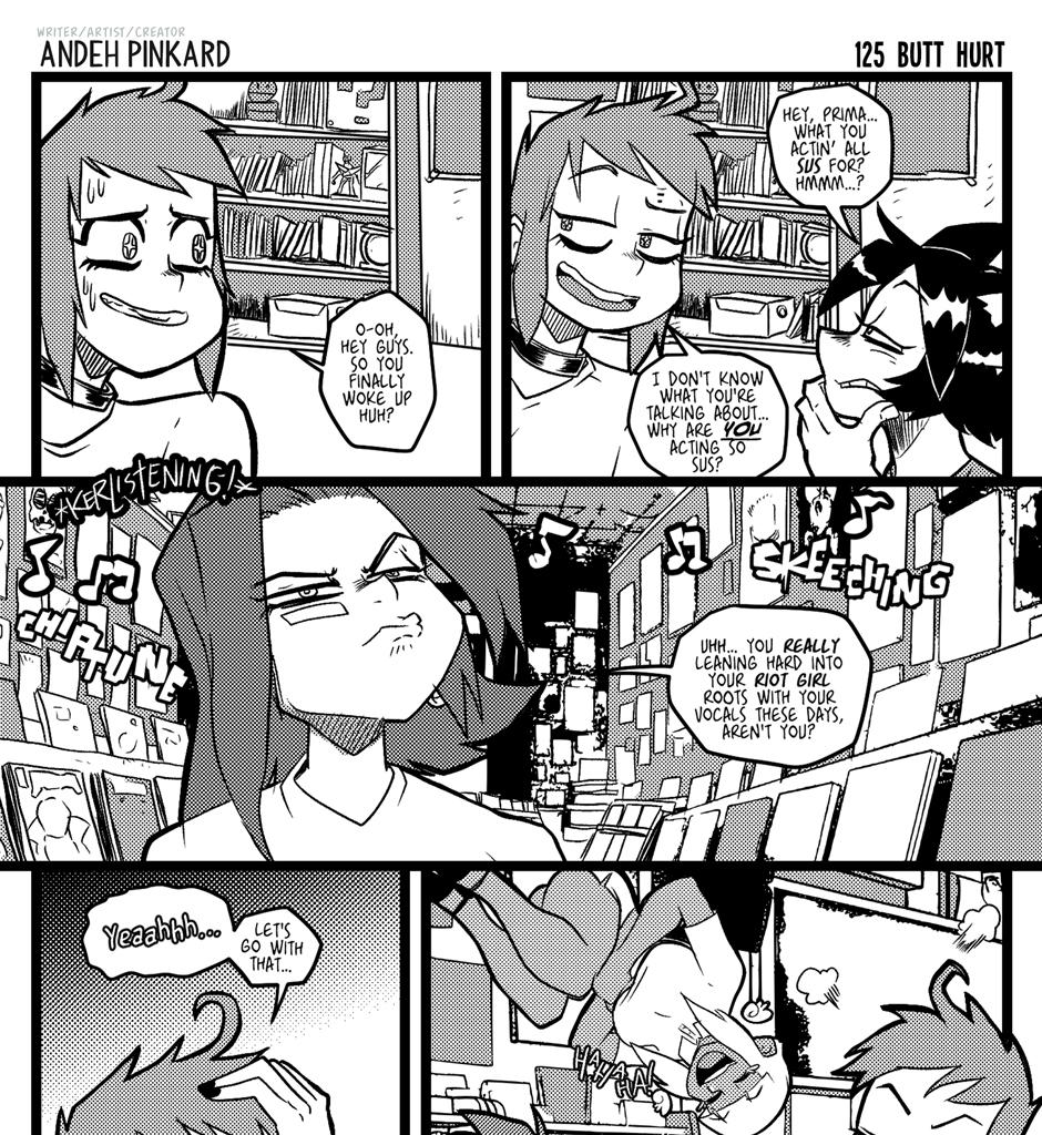 Shonen Punx! - Episode 125, Page 1: 125 Butt Hurt