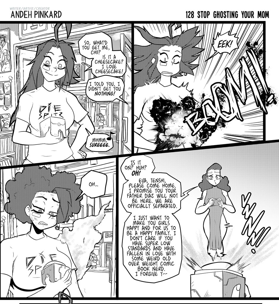Shonen Punx! - Episode 128, Page 1: 128 Stop Ghosting Your Mom