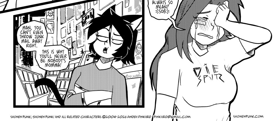 Shonen Punx! - Episode 129, Page 1: 129 junk mail