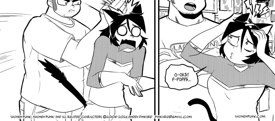 Shonen Punx! - Episode 134, Page 1: 134-Bad-Kitty!