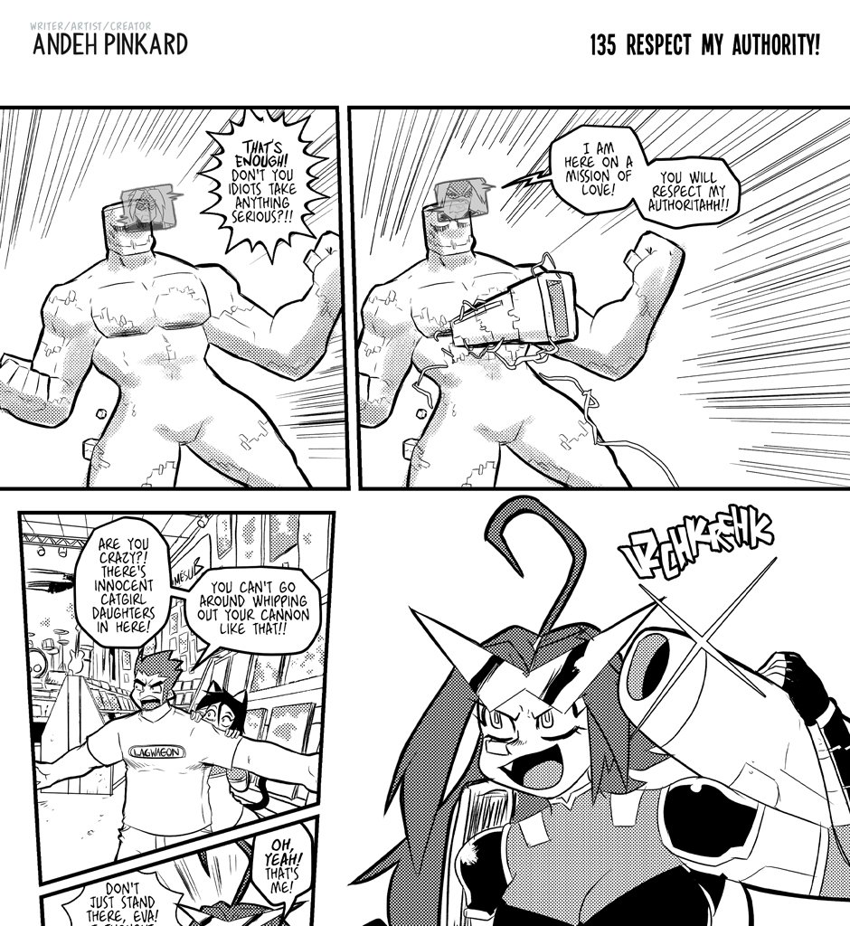 Shonen Punx! - Episode 135, Page 1: 135 Respect my Authority!