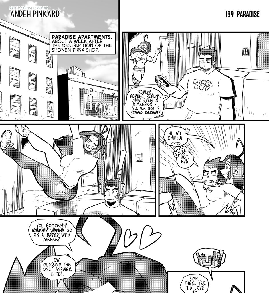 Shonen Punx! - Episode 139, Page 1: 139 Paradise
