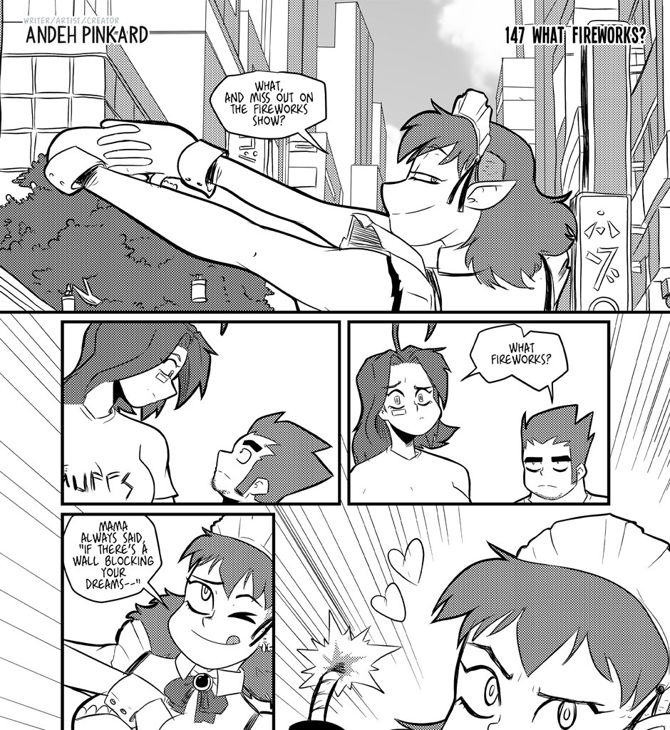 Shonen Punx! - Episode 147, Page 1: 147 What Fireworks? 