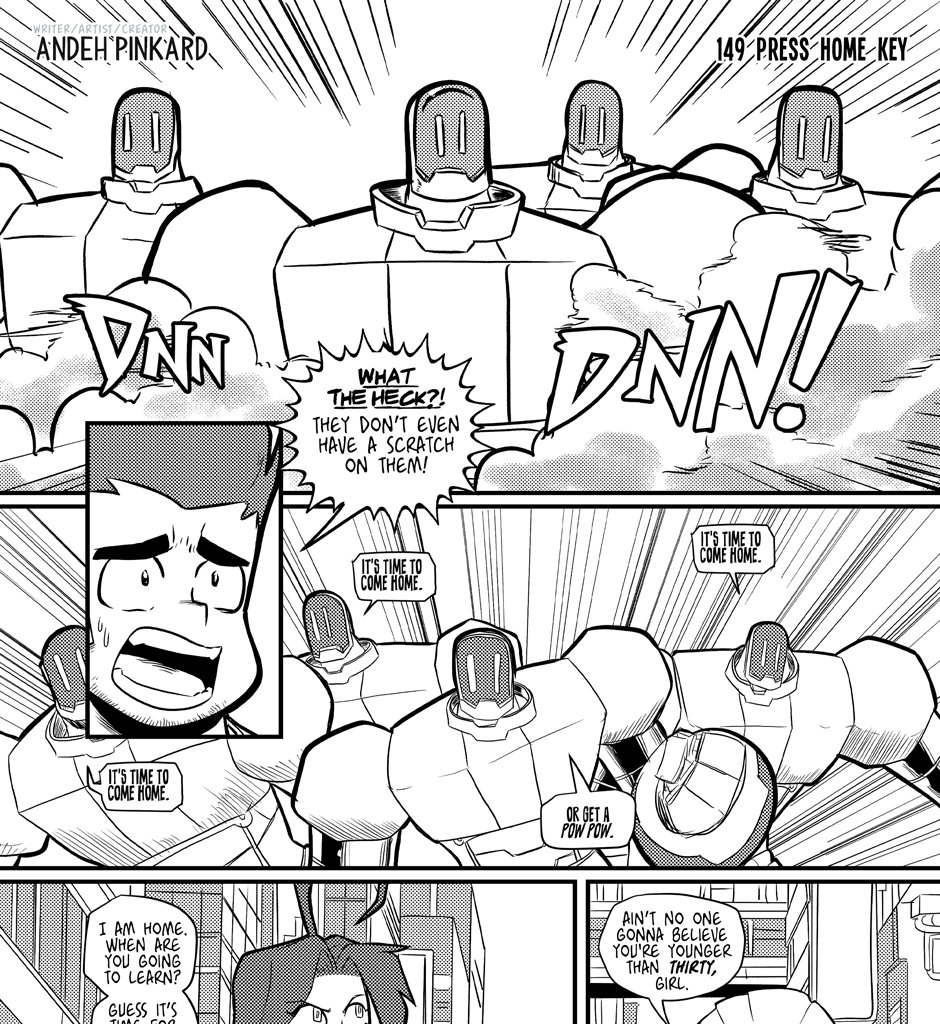 Shonen Punx! - Episode 149, Page 1: 149 Press Home Key