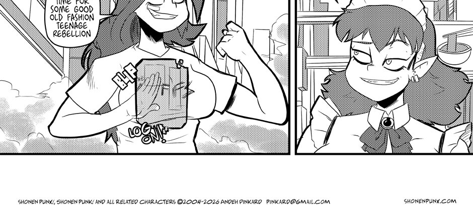 Shonen Punx! - Episode 149, Page 1: 149 Press Home Key