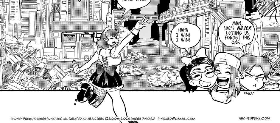 Shonen Punx! - Episode 155, Page 1: 155 A Bet’s a Bet!