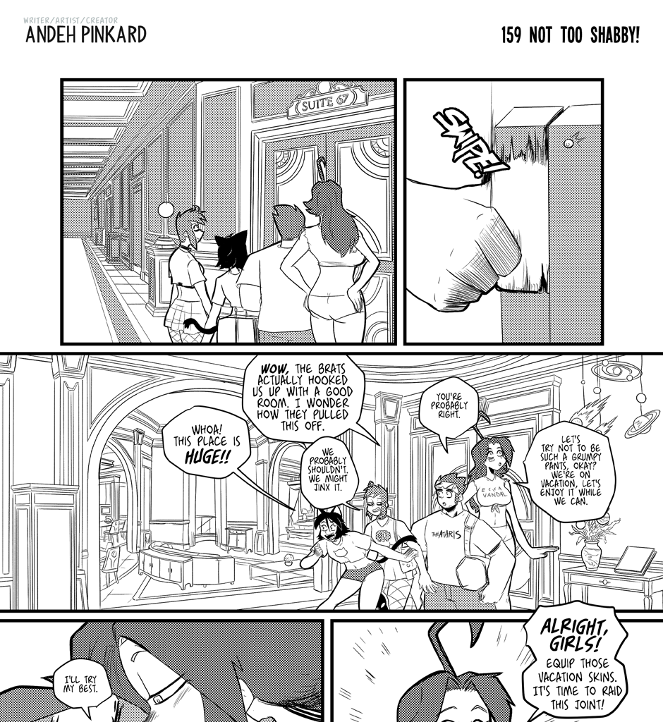 Shonen Punx! - Episode 159, Page 1: 159 Not Too Shabby!