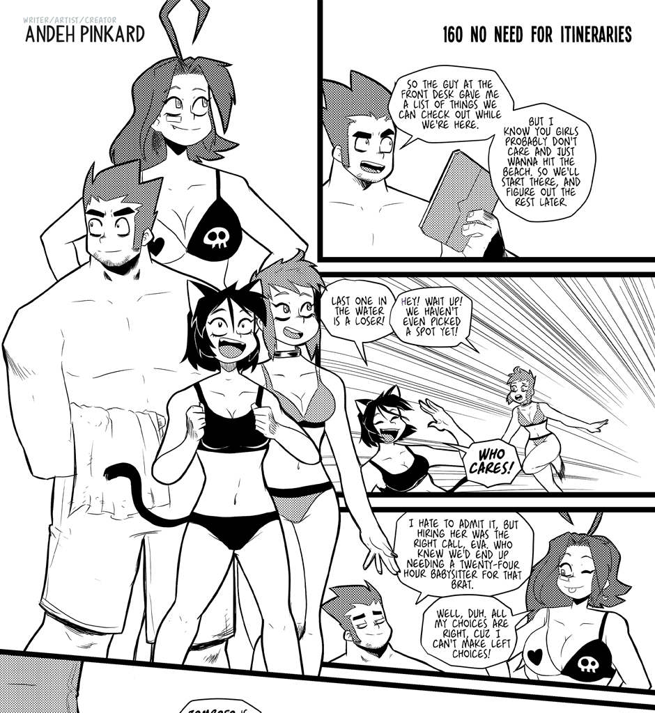 Shonen Punx! - Episode 160, Page 1: 160 No Need for Itineraries