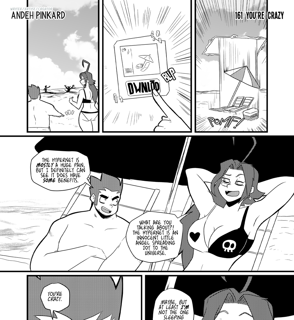 Shonen Punx! - Episode 161, Page 1: 161 You're Crazy