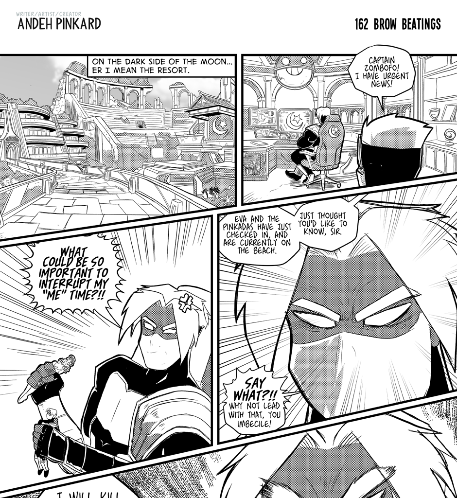 Shonen Punx! - Episode 162, Page 1: 162 Brow Beatings