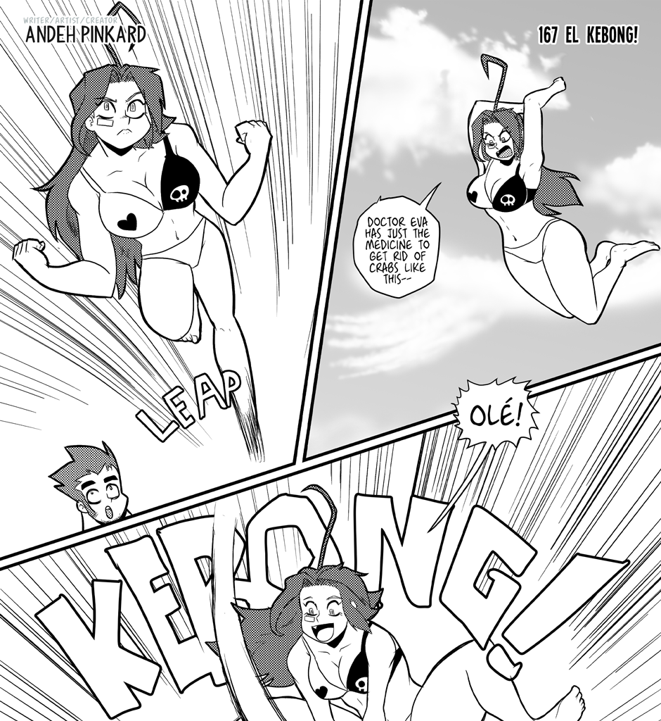 Shonen Punx! - Episode 167, Page 1: 167 El Kebong!