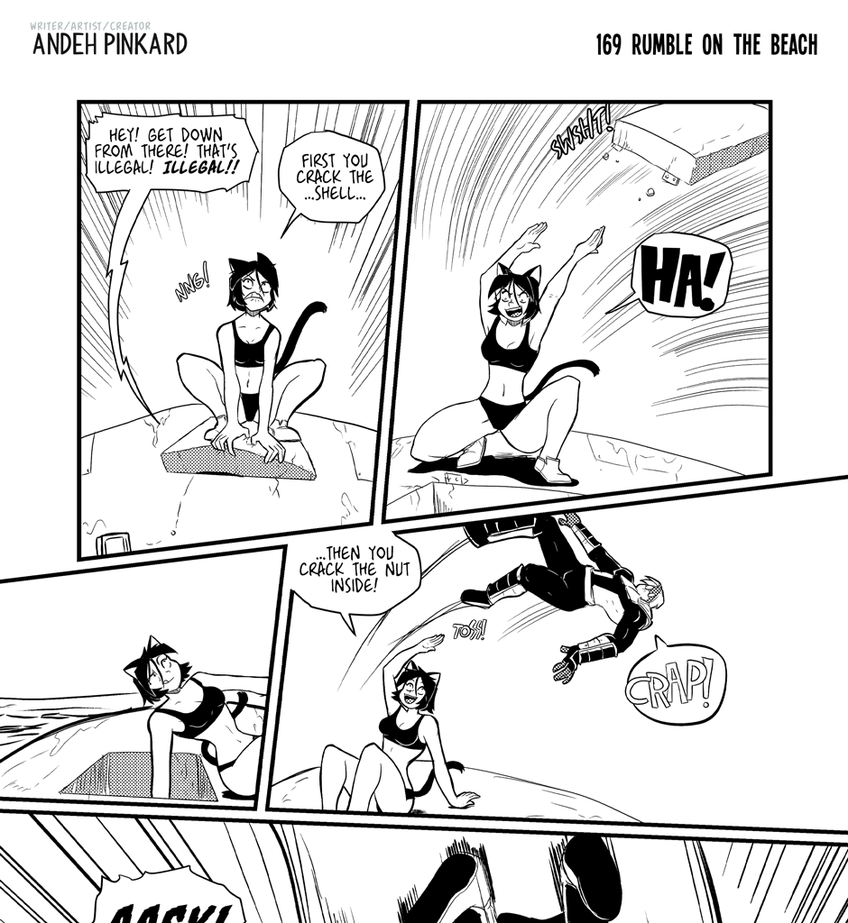 Shonen Punx! - Episode 169, Page 1: 169 Rumble on The Beach