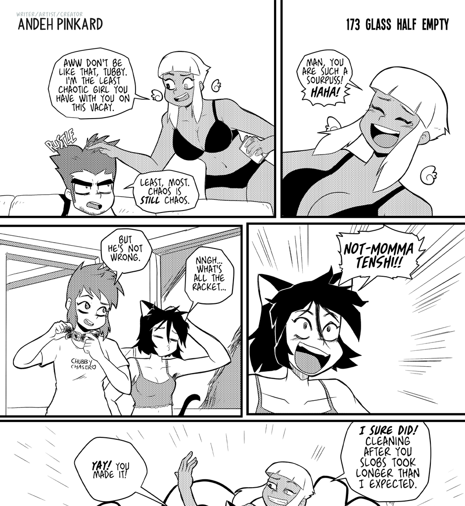 Shonen Punx! - Episode 173, Page 1: 173 Glass Half Empty
