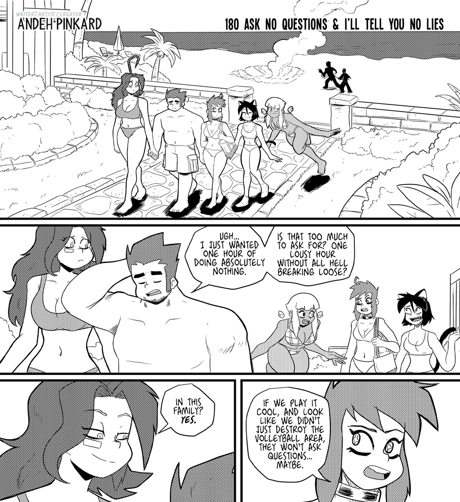 Shonen Punx! - Episode 180, Page 1: 180 Ask No Questions & I'll tell you no lies