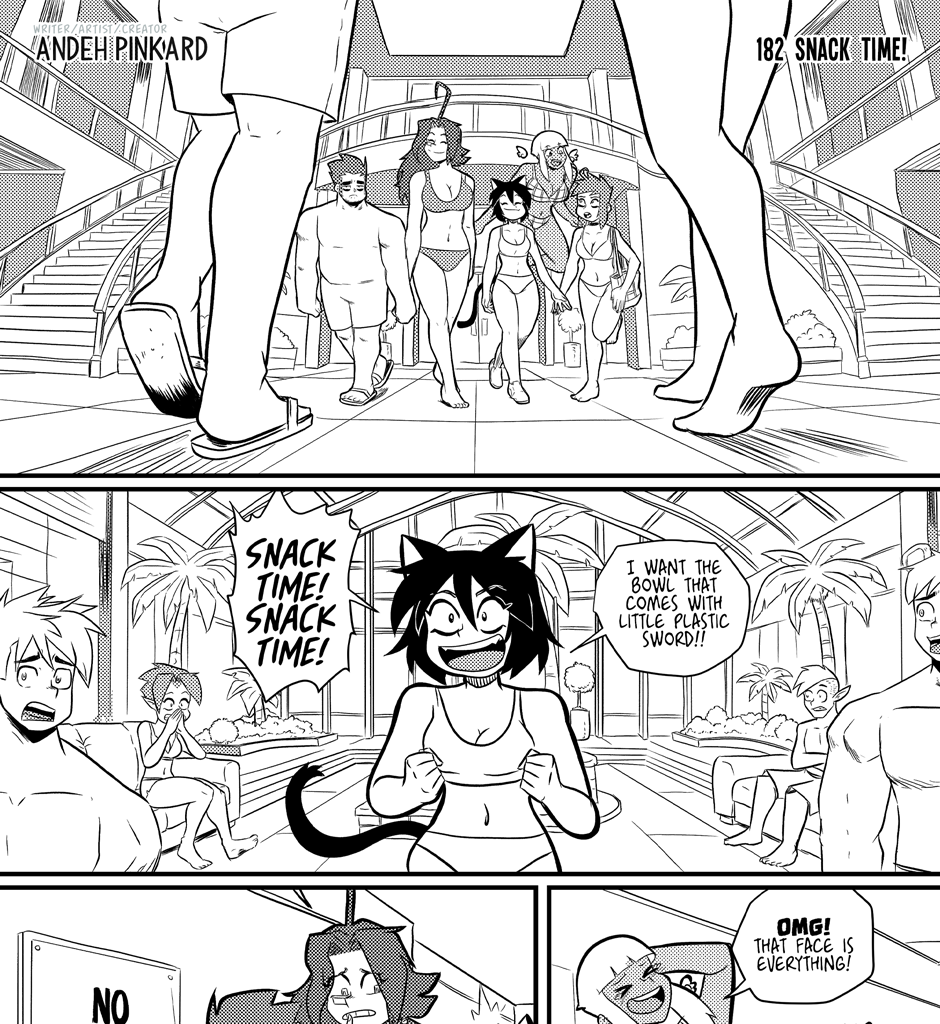 Shonen Punx! - Episode 182, Page 1: 182 Snack Time!
