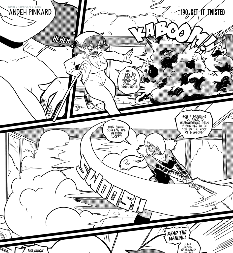 Shonen Punx! - Episode 189, Page 1: 190 Get it twisted