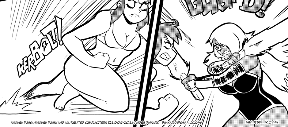 Shonen Punx! - Episode 192, Page 1: 193 Move it or lose it!