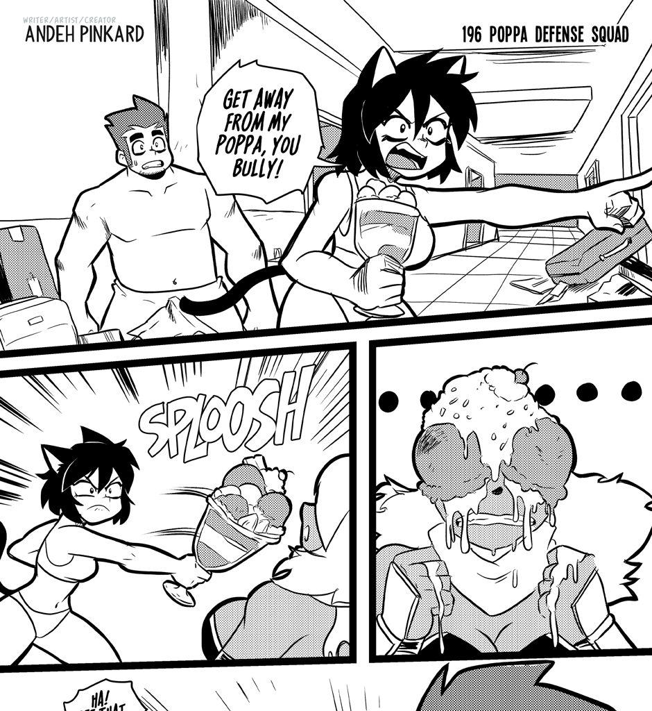 Shonen Punx! - Episode 196, Page 1: 196 Poppa Defense Squad