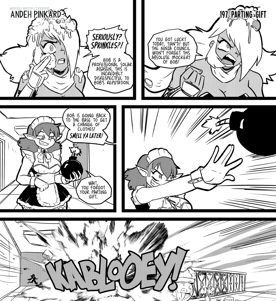 Shonen Punx! - Episode 197, Page 1: 197 Parting Gift