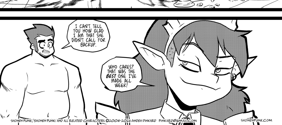 Shonen Punx! - Episode 197, Page 1: 197 Parting Gift