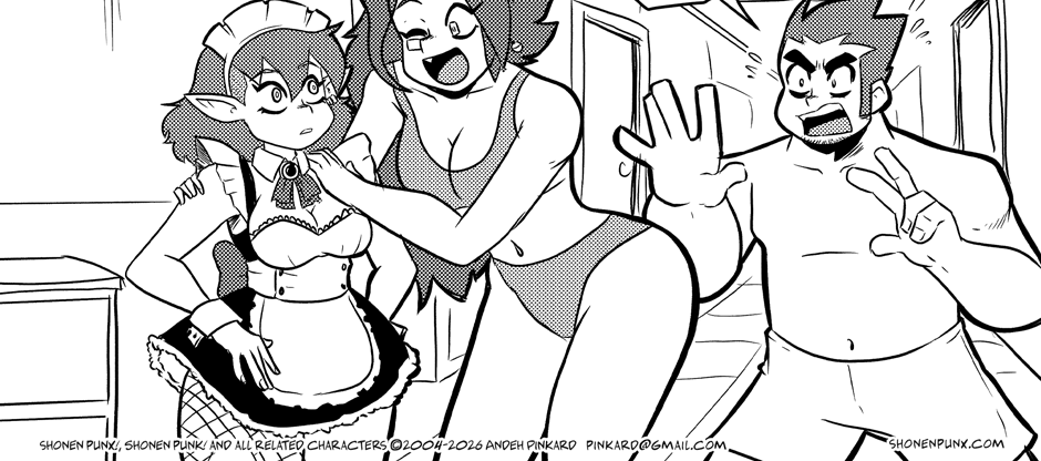 Shonen Punx! - Episode 199, Page 1: 199 Six Pack Party