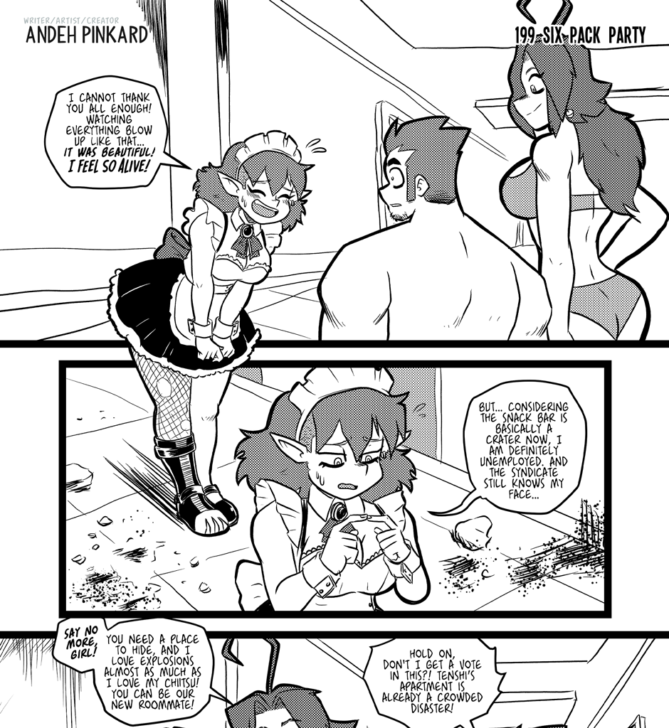 Shonen Punx! - Episode 199, Page 1: 199 Six Pack Party