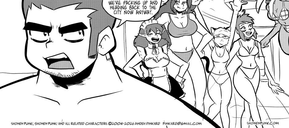 Shonen Punx! - Episode 200, Page 1: 200 Check-out Time!