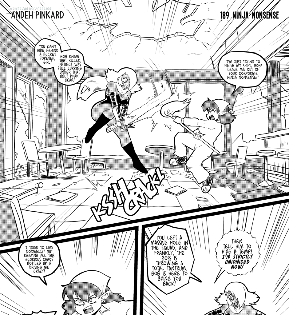Shonen Punx! - Episode 189, Page 1: 189-Ninja-Nonsense