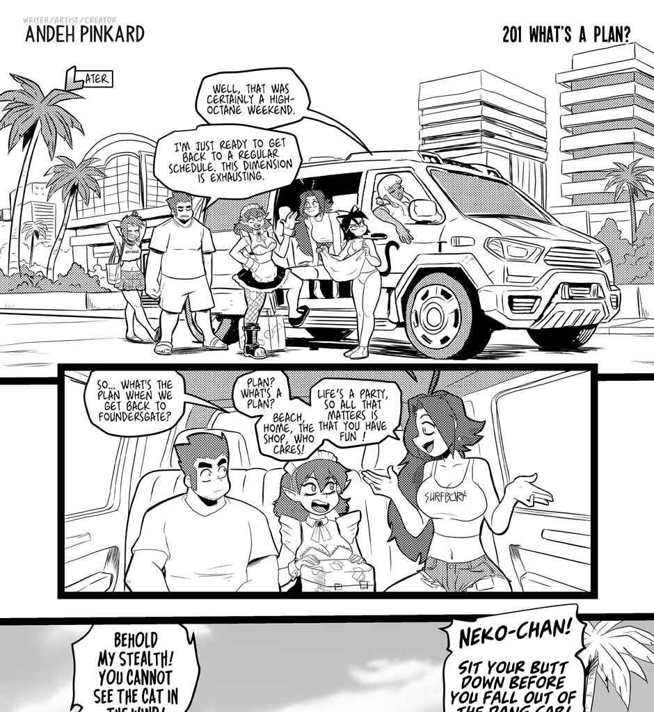 Shonen Punx! - Episode 201, Page 1: 201 What’s a Plan?