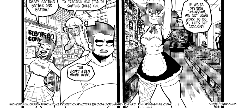 Shonen Punx! - Episode 203, Page 1: 203-Thanks-“mom”