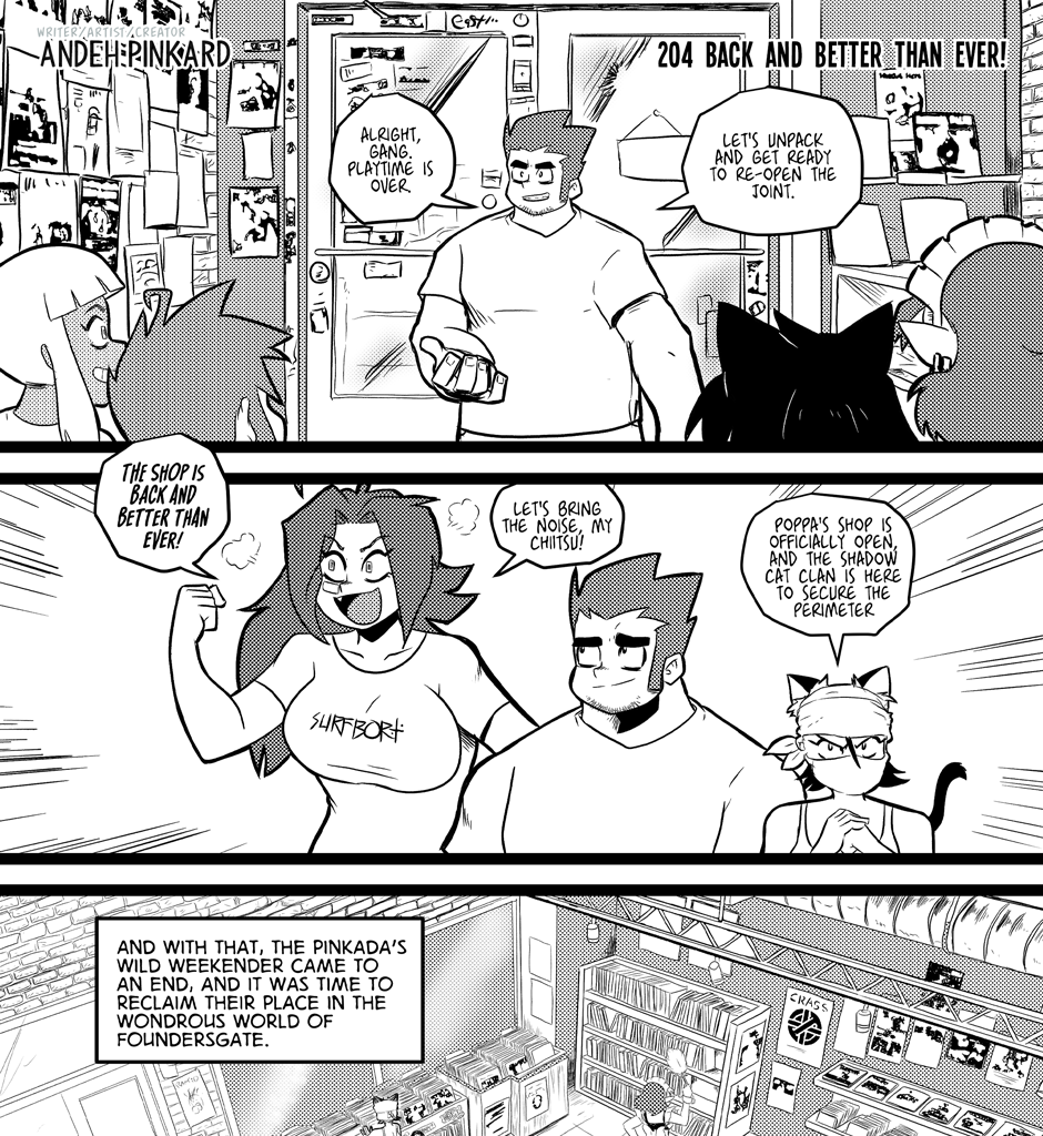 Shonen Punx! - Episode 204, Page 1: 204 Back and Better Than Ever!