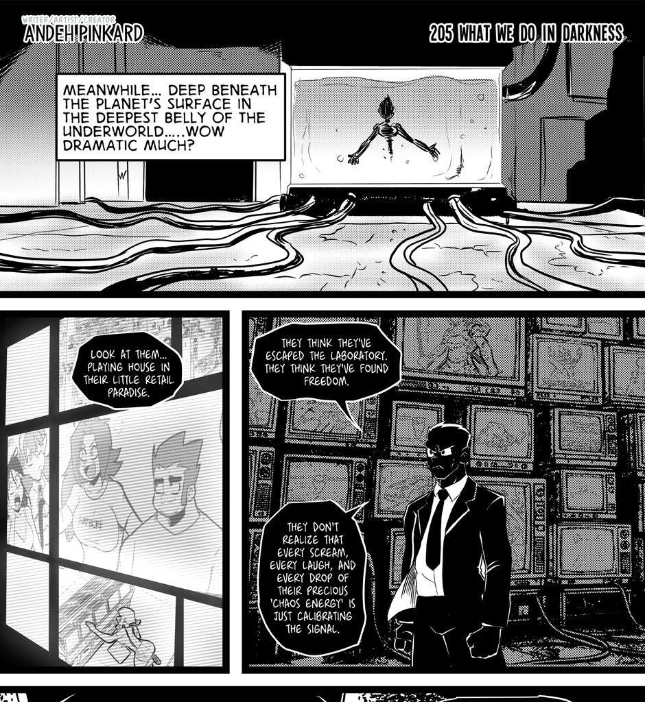 Shonen Punx! - Episode 205, Page 1: 205 What We Do in Darkness