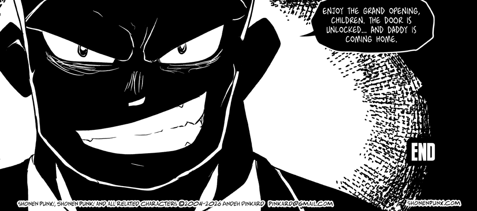 Shonen Punx! - Episode 205, Page 1: 205 What We Do in Darkness