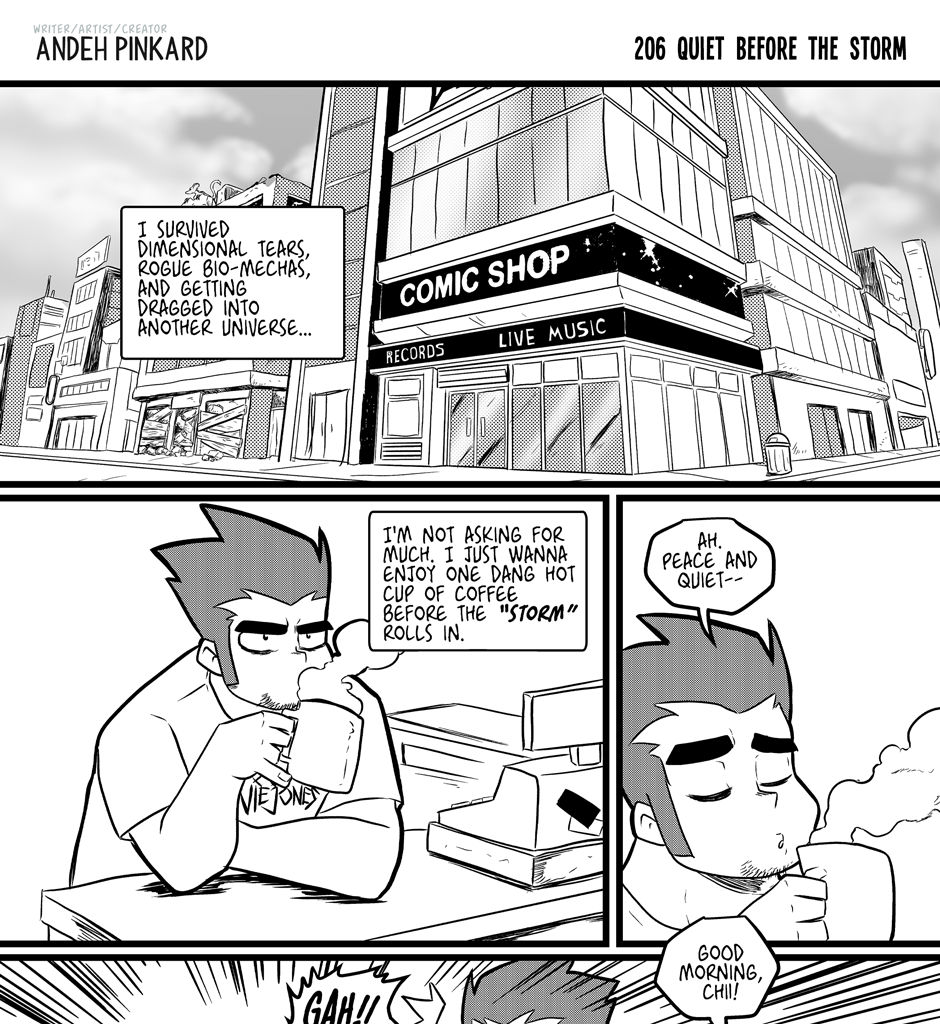 Shonen Punx! - Episode 206, Page 1: 206 Quiet Before The Storm