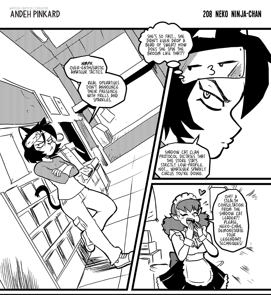 Shonen Punx! - Episode 208, Page 1: 208 Neko Ninja-chan