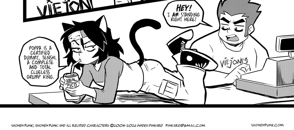 Shonen Punx! - Episode 214, Page 1: 214 Captain Oblivious
