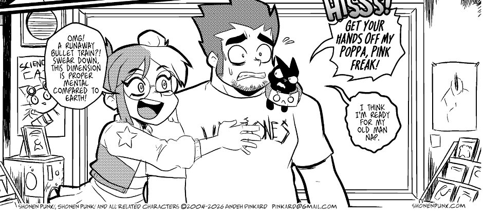 Shonen Punx! - Episode 219, Page 1: 219 The Hypernet Express