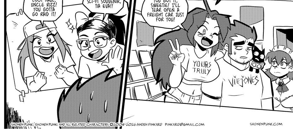 Shonen Punx! - Episode 220, Page 1: 220 We’re a Happy Family♫