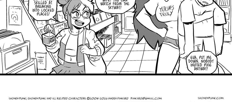 Shonen Punx! - Episode 222, Page 1: 222 Down by Law