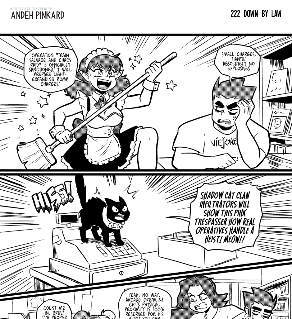 Shonen Punx! - Episode 222, Page 1: 222 Down by Law