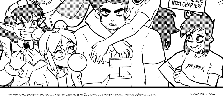 Shonen Punx! - Episode 223, Page 1: 223 The Theme Fiasco