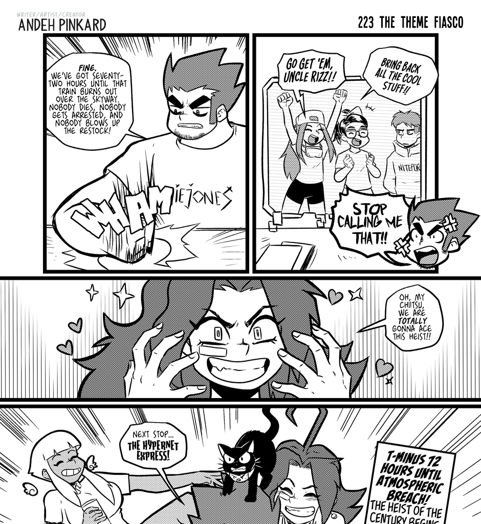 Shonen Punx! - Episode 223, Page 1: 223 The Theme Fiasco