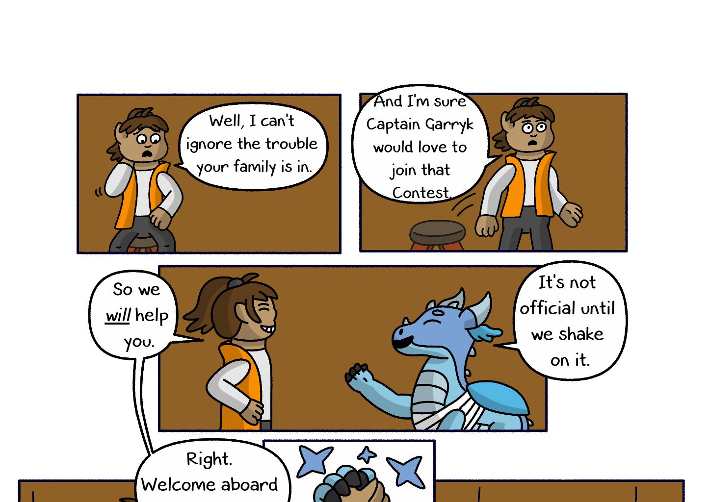 The Starcatcher Sails On! - Episode 40, Page 1: The Exiled Princess- Page Seventeen