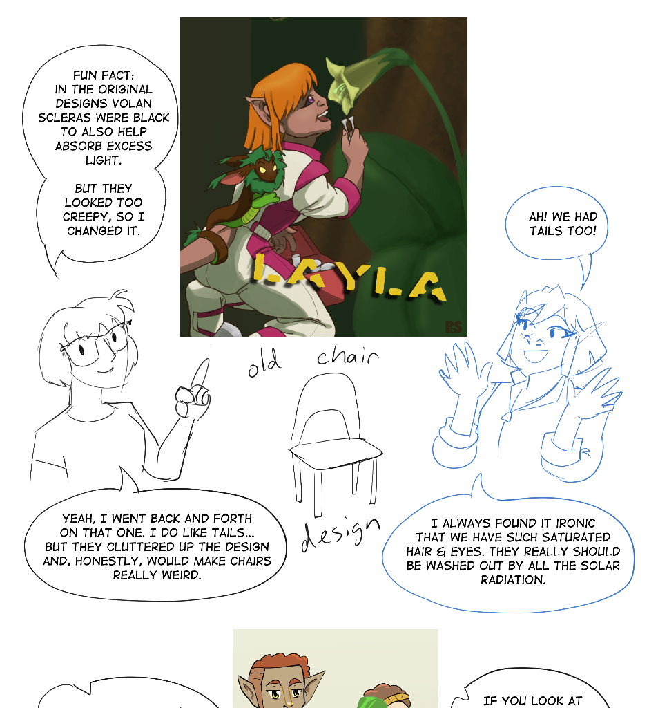Crash Landing Party - Episode 2, Page 2: Issue 1.5 - Volan Biology Lesson