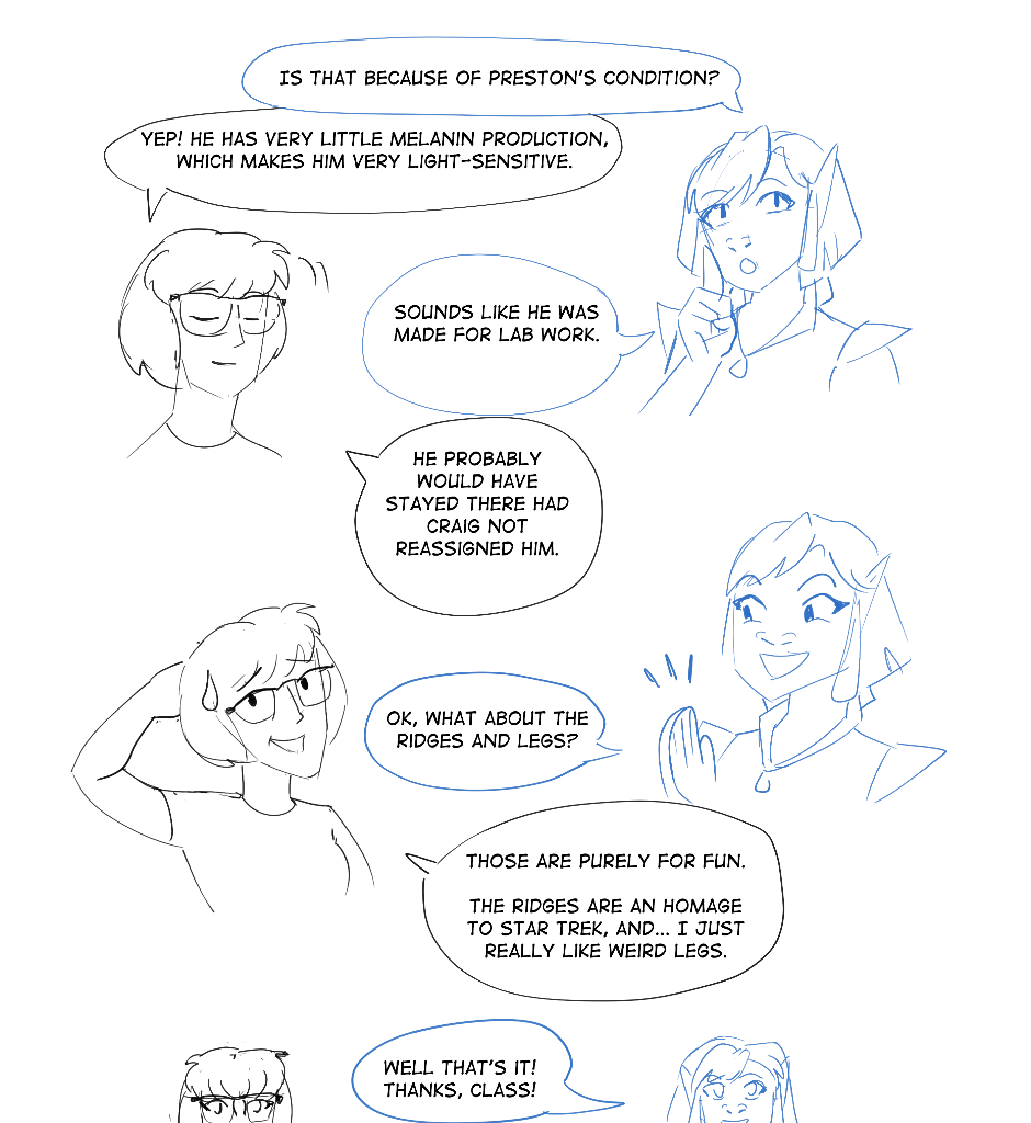 Crash Landing Party - Episode 2, Page 3: Issue 1.5 - Volan Biology Lesson