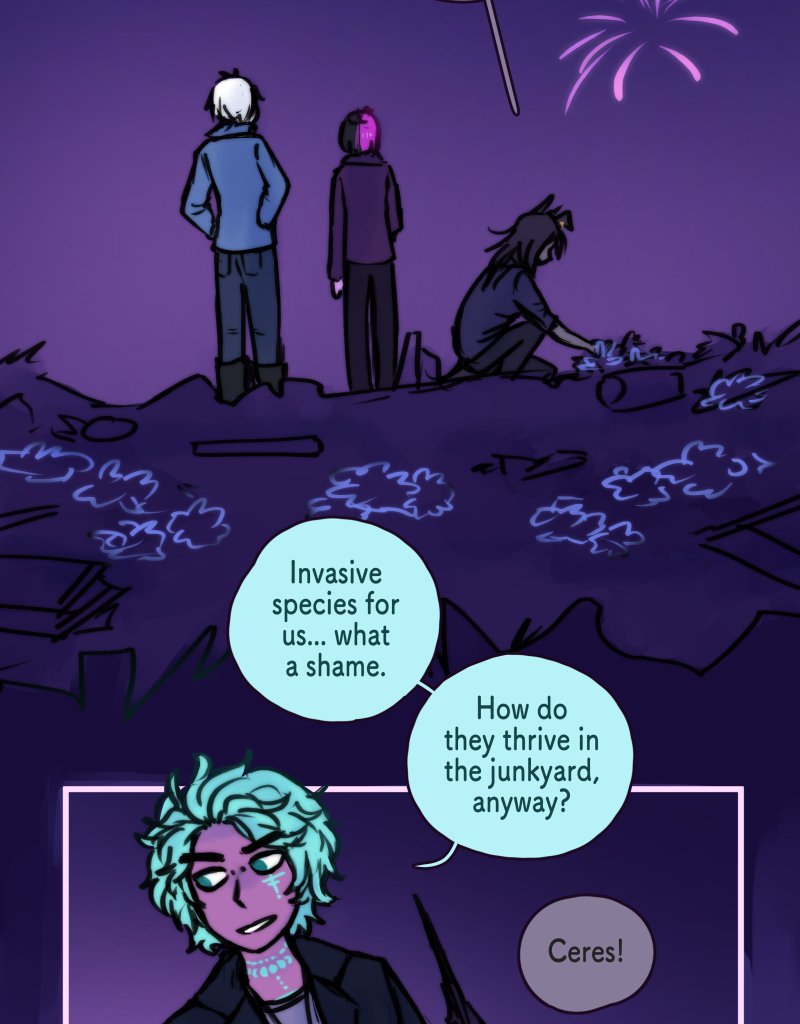 CHROMESTHESIA - Episode 45, Page 2: 45 - Junkyard Fireworks